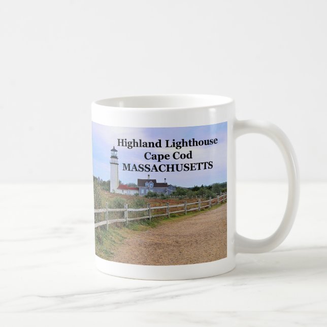 Taza De Café Faro Highland, Cape Cod, Massachusetts Mug (Derecha)