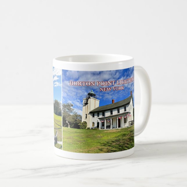 Taza De Café Faro Horton Point, New York Mug (Anverso derecho)