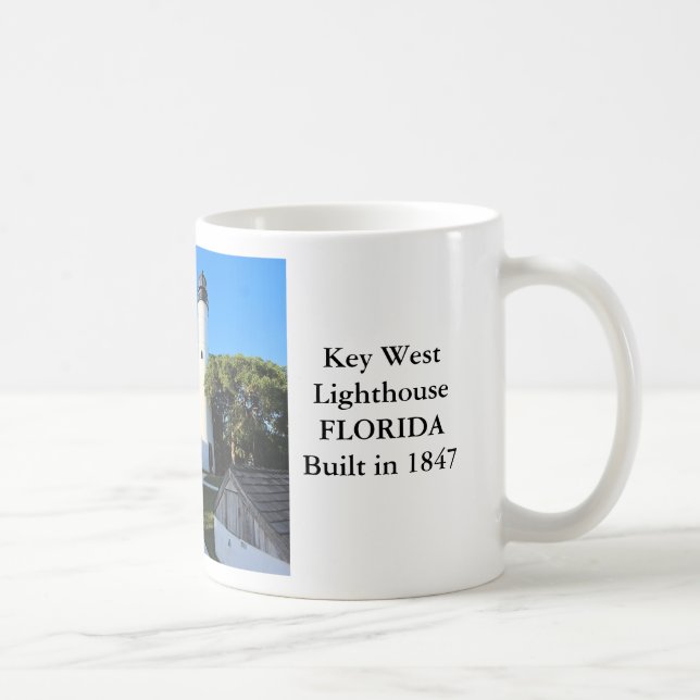 Taza De Café Faro Key West, Florida Mug (Derecha)