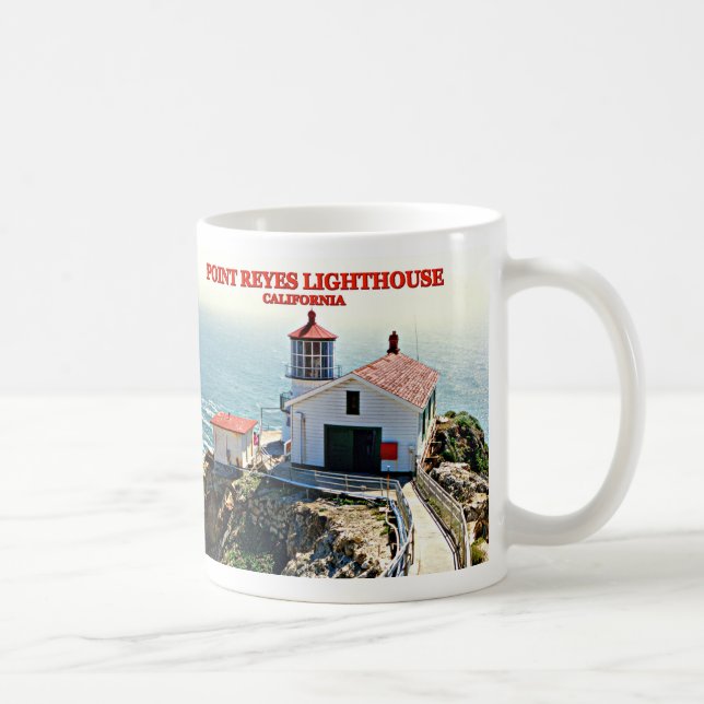 Taza De Café Faro Point Reyes, California Mug (Derecha)