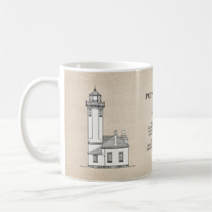 Taza De Café Faro Point Wilson - Washington - SBD