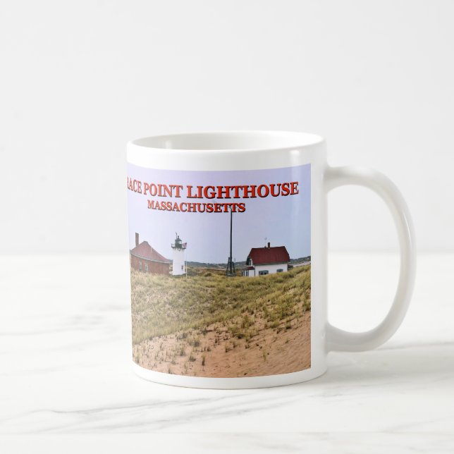 Taza De Café Faro Race Point, Cape Cod, Massachusetts Mug (Derecha)