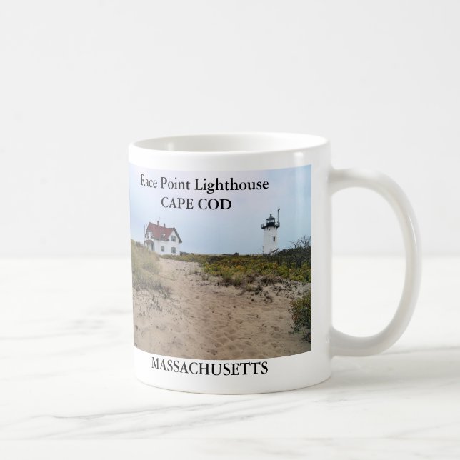 Taza De Café Faro Race Point, Cape Cod, Massachusetts Mug (Derecha)