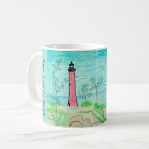 Taza De Café Faro Rojo
