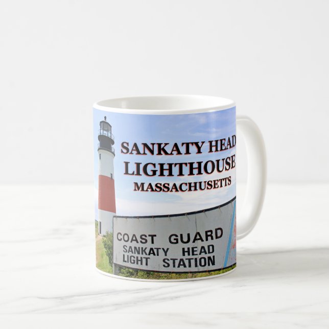 Taza De Café Faro Sankaty Head, Nantucket MAMÁ Mug (Anverso derecho)