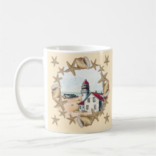 Taza De Café Faro Seashell