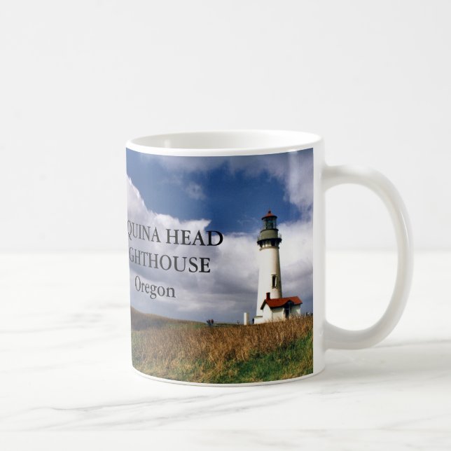 Taza De Café Faro Yaquina Head, Oregon (Derecha)