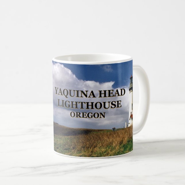 Taza De Café Faro Yaquina Head, Oregon Mug (Anverso derecho)