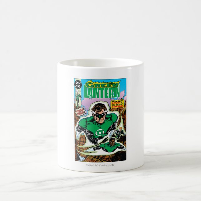 Taza De Café Faroles verdes vuelan (Centro)