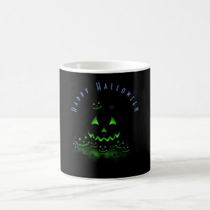 Taza De Café Farolitos de Jack O Lanterns de Halloween negro br