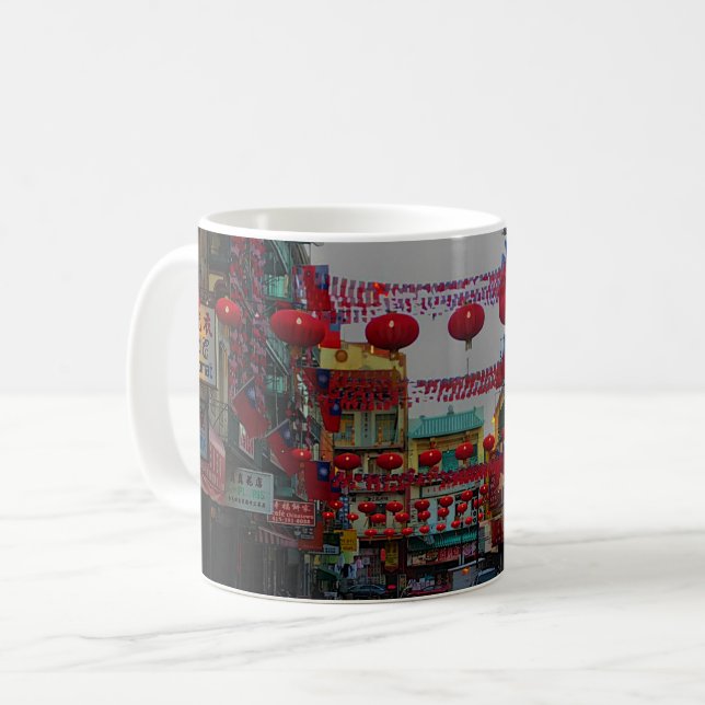 Taza De Café Faros Chinatown de San Francisco #4 Mug (Anverso izquierdo)