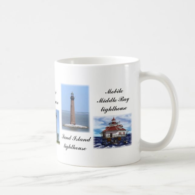 Taza De Café Faros de la Costa del Golfo (Derecha)