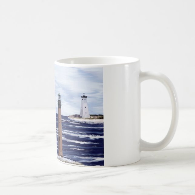 Taza De Café Faros de la Costa del Golfo (Derecha)
