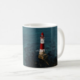 Taza De Café Faros Faro de Beach Head en Inglaterra
