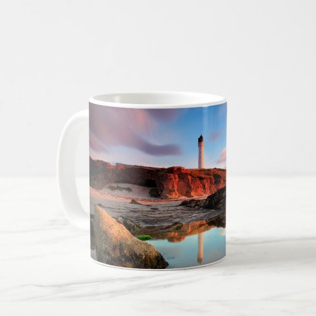 Taza De Café Faros | Sea-Light Lossiemouth Scotland (Anverso izquierdo)