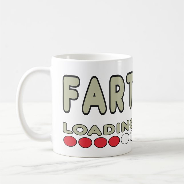 Taza De Café Fart Loading (Izquierda)