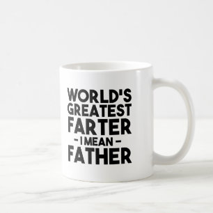 Taza De Café Farter más grande del mundo significo al papá