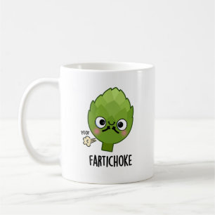Taza De Café Fartichoke Funny Farting Artichoke Pun