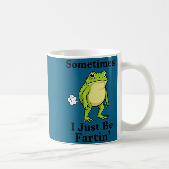 Taza De Café Fartin Just Sometimes I Frog Journey (Derecha)