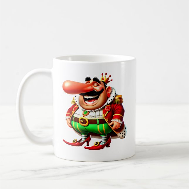 Taza De Café Faschingsprinz Graf Nase - Fasching Karneval (Izquierda)