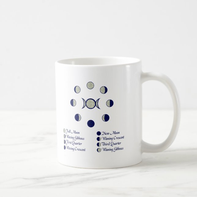 Taza De Café Fases de la luna (Derecha)