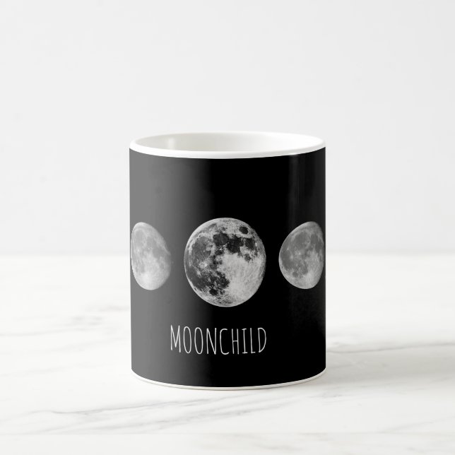 Taza De Café Fases de la luna * Moonchild (Centro)