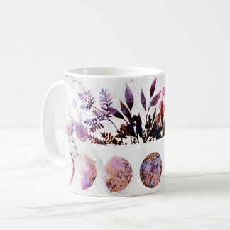 Taza De Café Fases de la Luna Óptica Ametista Botánica