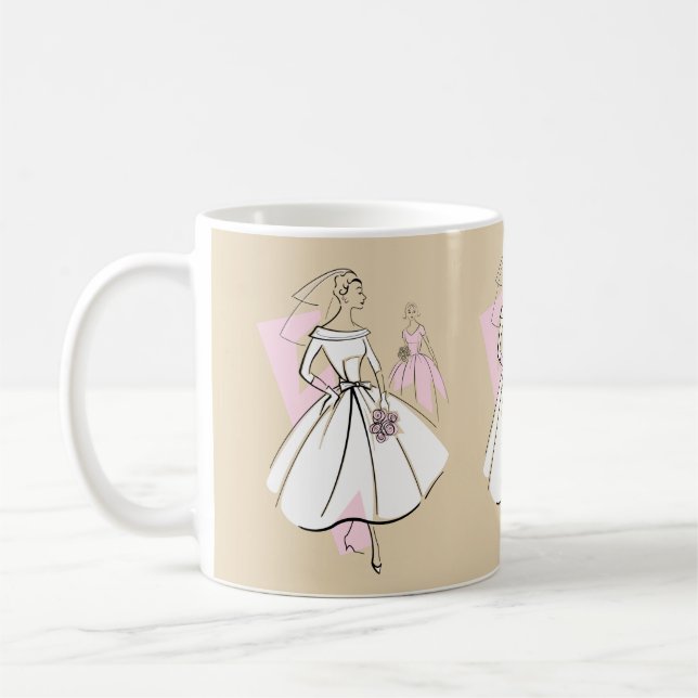 Taza De Café Fashion Bride Neutral Group (Izquierda)
