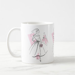 Taza De Café Fashion Bride Pink Group mug
