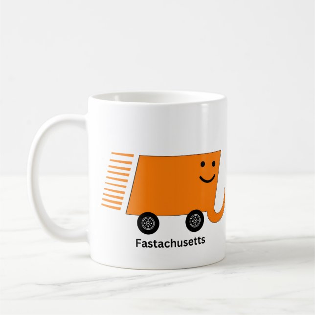 Taza De Café Fastachusetts Massachusetts Mug (Izquierda)