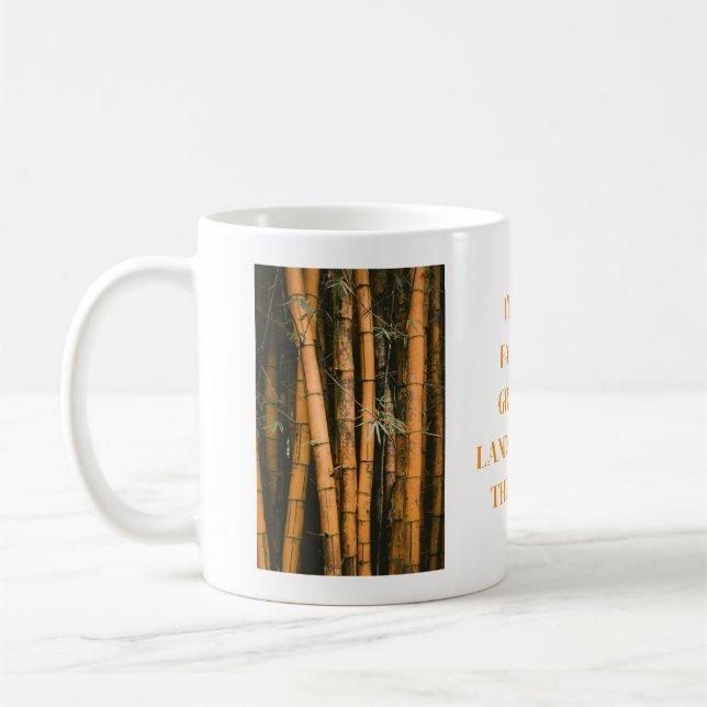 Taza De Café Fastest growing land plant. Mug (Izquierda)