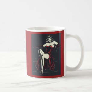 Taza De Café Fatale femme de los años 1940