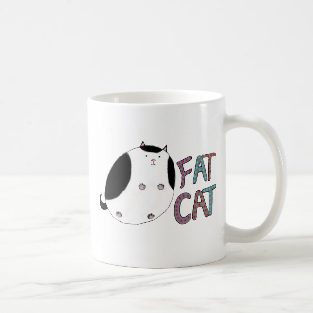 Taza De Café Fatcat (Derecha)