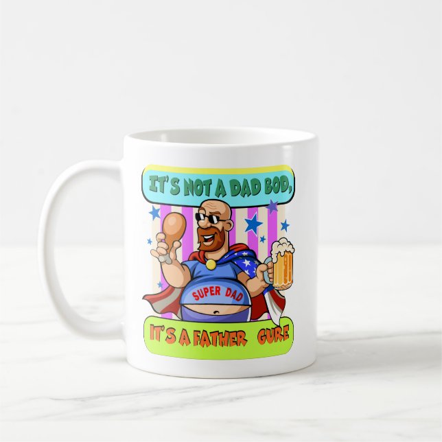 Taza De Café Father Figure — Super Dad Edition (Izquierda)