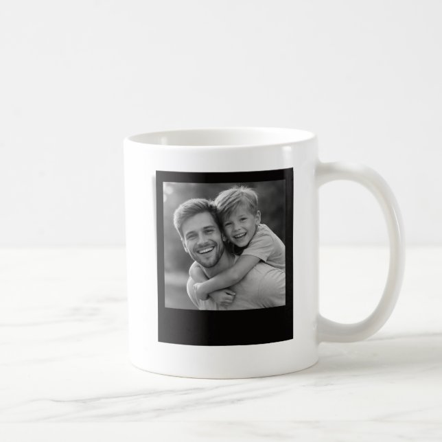 Taza De Café Father Son Photo Mug | Father’s Day Gift (Derecha)