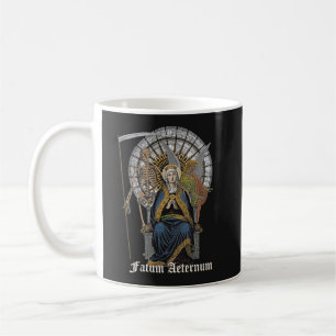 Taza De Café Fatum Aeternum - Diseño gótico