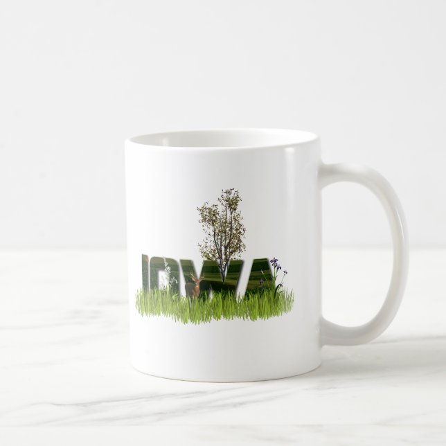 Taza De Café Fauna de Iowa (Derecha)