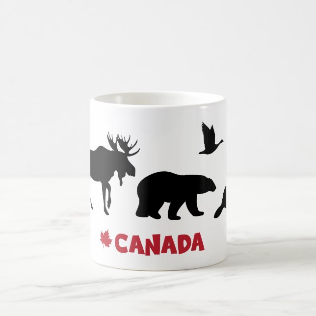 Taza De Café Fauna silvestre canadiense (Centro)