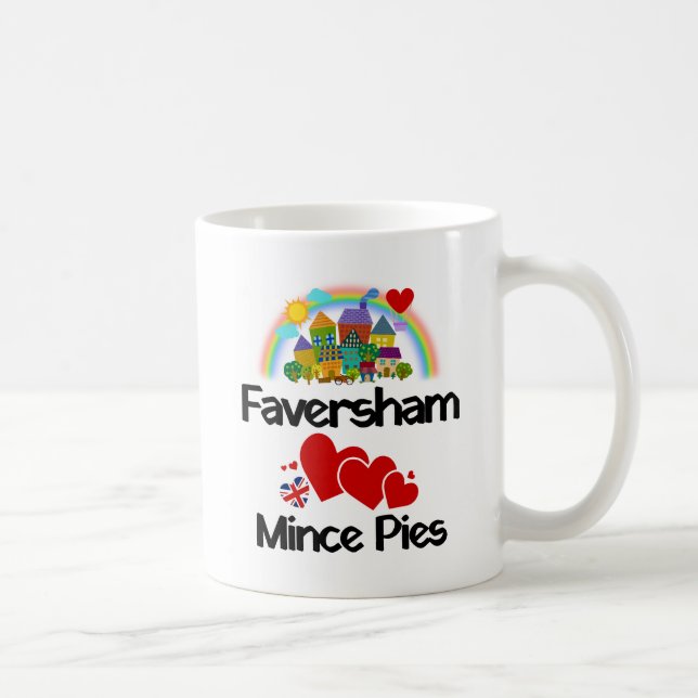 Taza De Café Faversham, Kent UK ama a Mince Pies (Derecha)