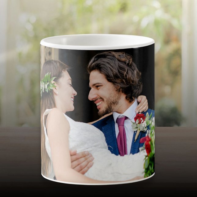 Taza De Café Favor de foto Boda favorito Keepsake (Favorite Wedding Photo Favor Keepsake Coffee Mug)