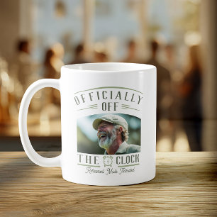 Taza De Café Favor Personalizado de Fiesta para Jubilado Foto d
