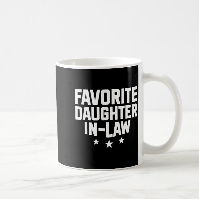 Taza De Café Favorite Daughter-in-law Funny Wife Mom Mother's D (Derecha)