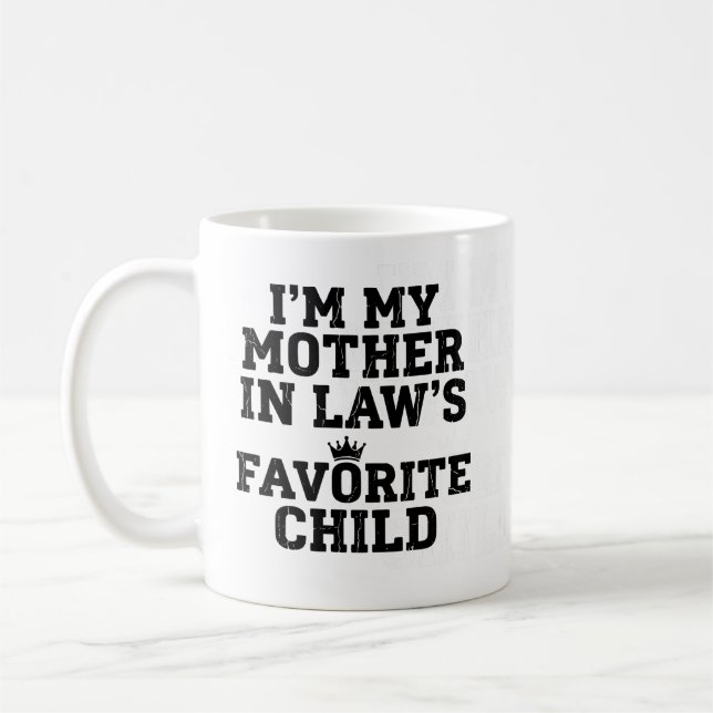 Taza De Café Favorite Daughter Son In Law Sarcastic Family  (Izquierda)