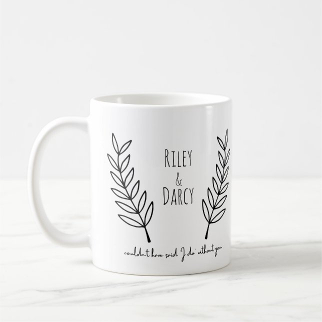 Taza De Café Favoritos de la fiesta de bodas (Izquierda)