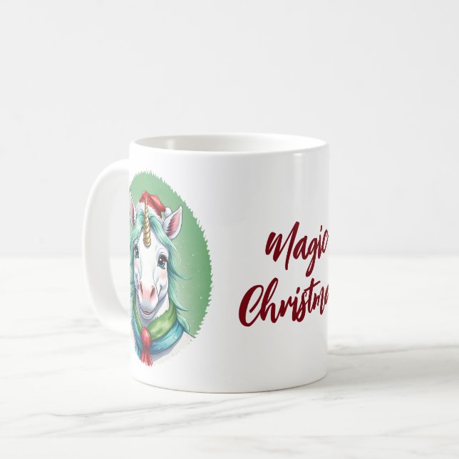 Taza De Café Favoritos divertidos de animales de Navidad - Unic (Anverso izquierdo)