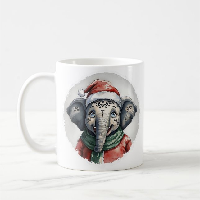 Taza De Café Favoritos divertidos de los Navidades de animales  (Izquierda)