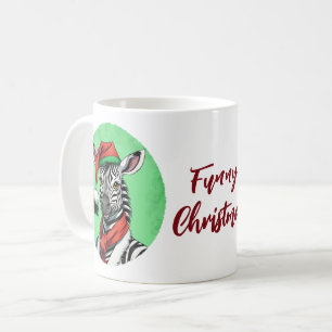 Taza De Café Favoritos divertidos de los Navidades de animales