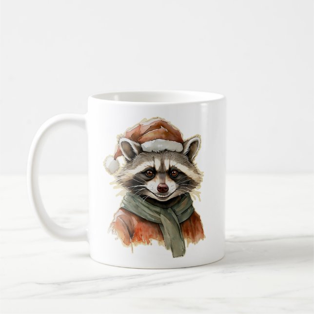 Taza De Café Favoritos divertidos de los Navidades de animales  (Izquierda)