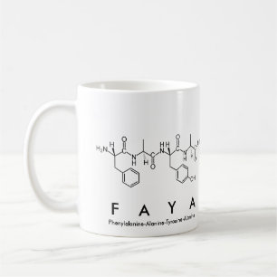 Taza De Café Faya peptide nombre mug