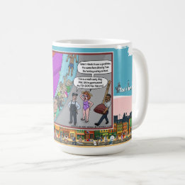 Taza De Café FB-500 | Absurd Visual Humor Classic